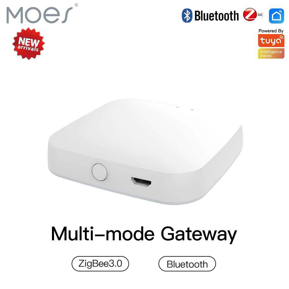 Smart Home Nest - Moes หลายโหมดสมาร์ทเกตเวย์ ZigBee บลูทูธไร้สาย, ฮับตาข่ายทำงานร่วมกับ Tuya