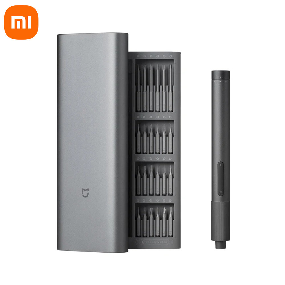 Smart Home Xiaomi Kit - ชุดไขควงแม่เหล็กไฟฟ้า Xiaomi พร้อมหัวไขควง 24 ชิ้น ชุดเครื่องมือไฟฟ้าสำหรับซ่อมแซมสมาร์ทโฮม
