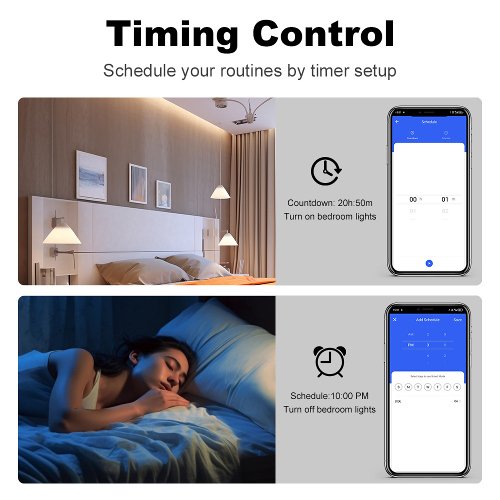 สวิตช์อัจฉริยะ Manhot Zigbee ไ - Smart Home Alexa บทวิจารณ์และราคา