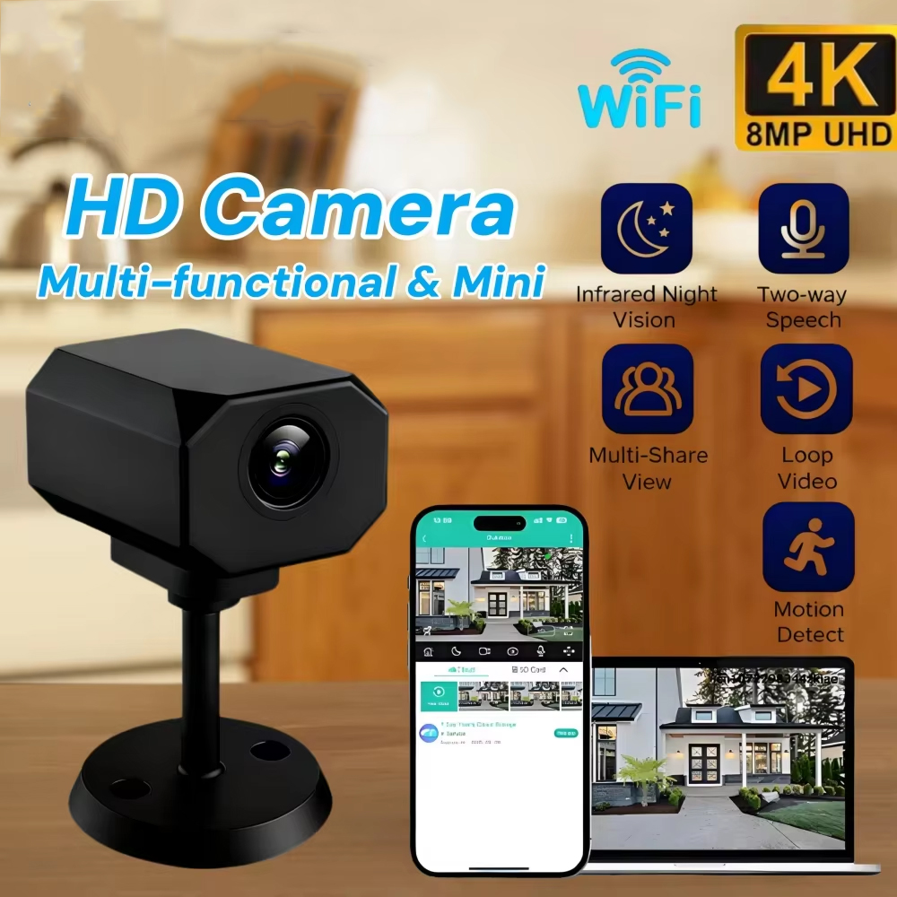 กล้องวงจรปิด 4K HD WiFi สำหรับ - Smart Home Certification บทวิจารณ์และราคา