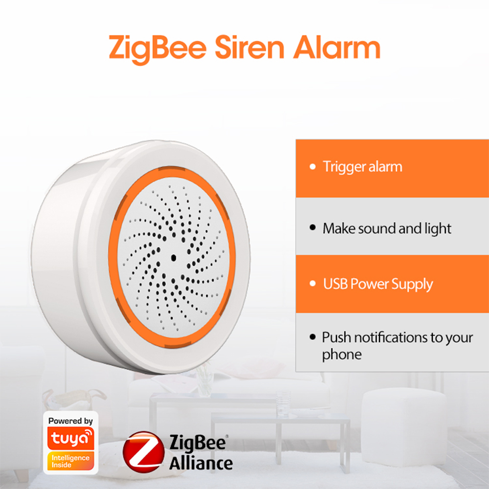 Coolcam Tuya Zigbee สมาร์ทไซเร - Smart Home Nest บทวิจารณ์และราคา