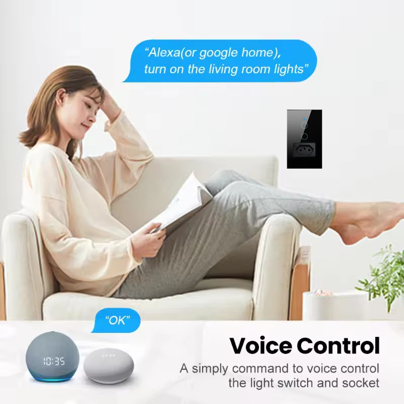 สวิตช์ไฟอัจฉริยะ UNKAS Wifi สำ - Smart Home Alexa บทวิจารณ์และราคา