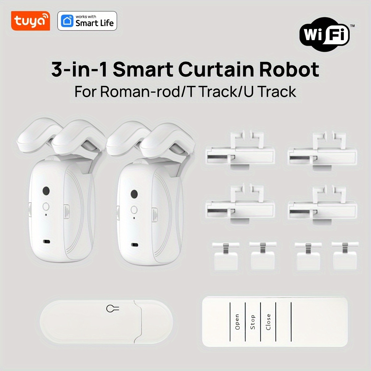 1/2 ชิ้น หุ่นยนต์ม่านอัจฉริยะ  - Smart Home Nest บทวิจารณ์และราคา