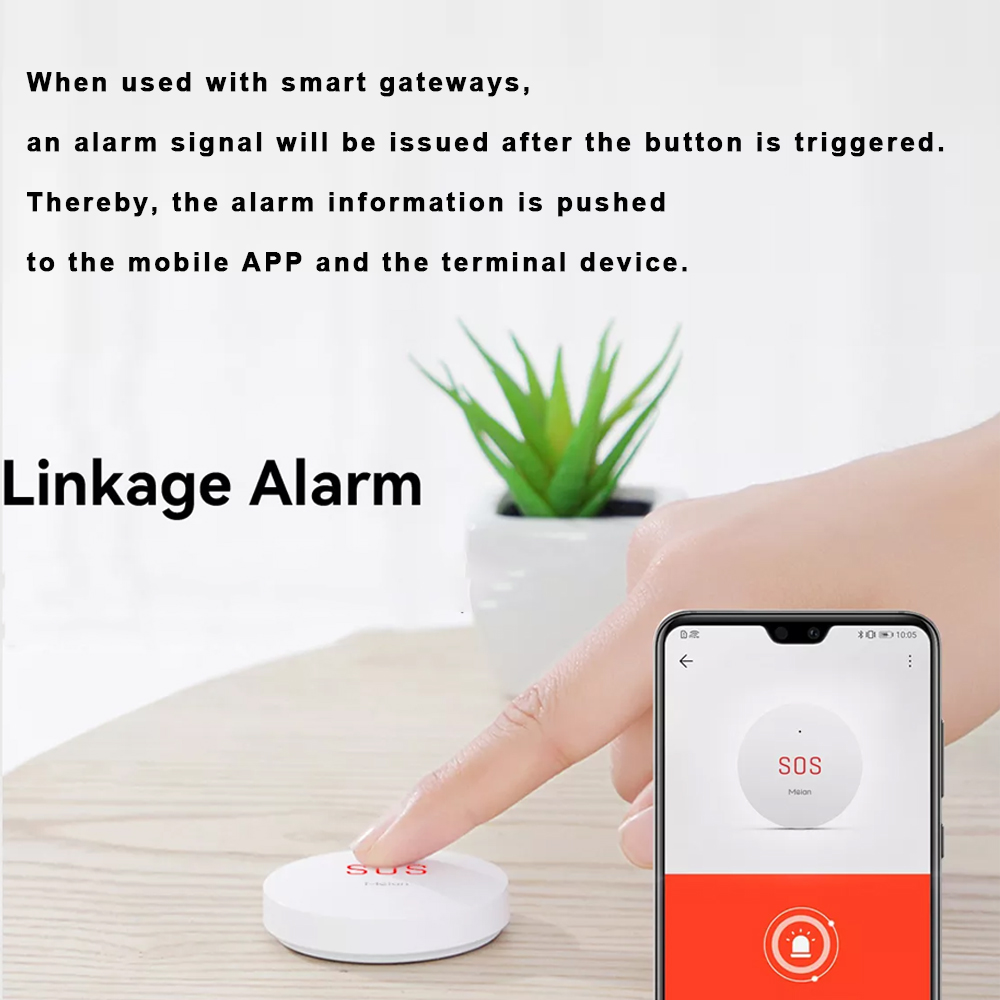 Zigbee Tuya ปุ่มฉุกเฉิน SOS คว - Smart Home Nest บทวิจารณ์และราคา