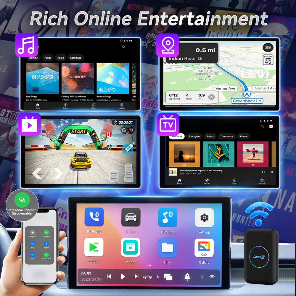 CarlinKit CarPlay Android TV B - Smart Home Tv บทวิจารณ์และราคา