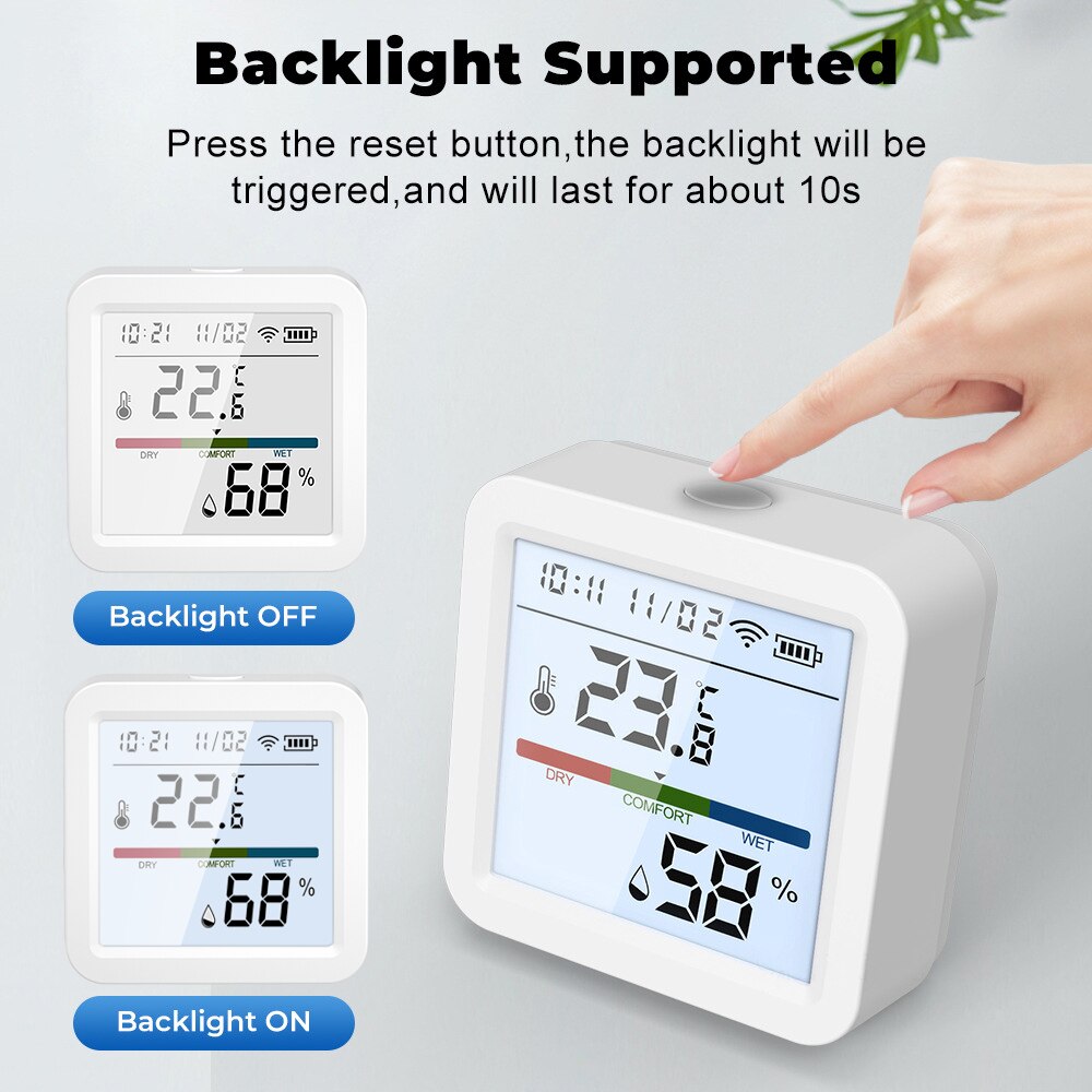 Tuya เซนเซอร์วัดความชื้นในบ้าน - Smart Home Nest บทวิจารณ์และราคา