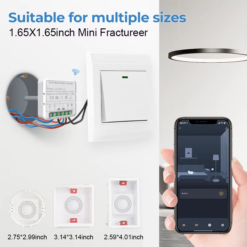 สวิตช์อัจฉริยะขนาดเล็ก Tuya Wi - Smart Home Alexa บทวิจารณ์และราคา
