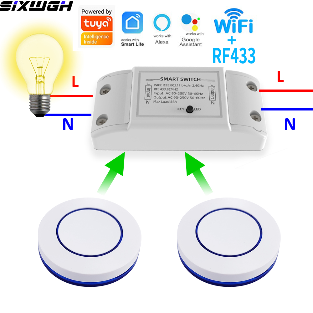 16A WiFi Tuya สวิตช์อัจฉริยะรี - Smart Home Certification บทวิจารณ์และราคา