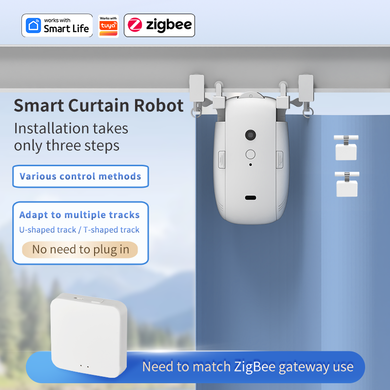 มอเตอร์ม่านอัตโนมัติ Zigbee  ต - Smart Home Alexa บทวิจารณ์และราคา